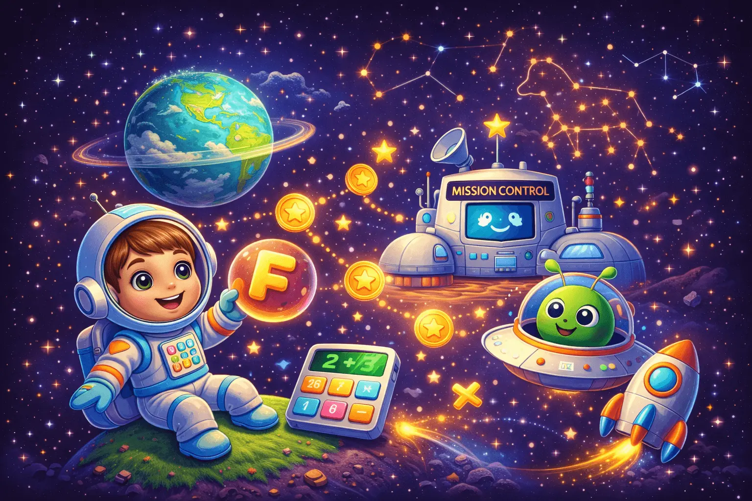 Starfall Studio visual mock